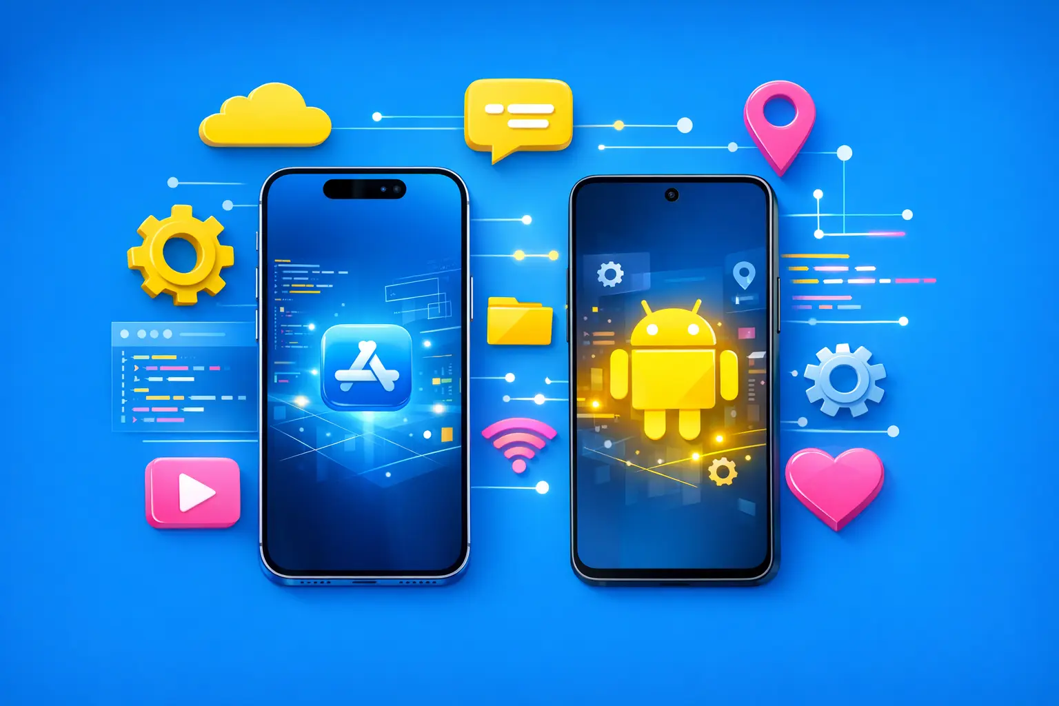 Société qui développe des applications iOS et Android