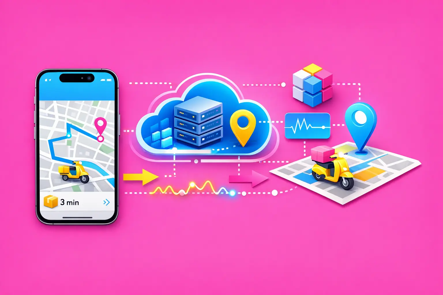 Géolocalisation et temps réel dans une app de livraison Flutter : l'architecture qui tient sous pression