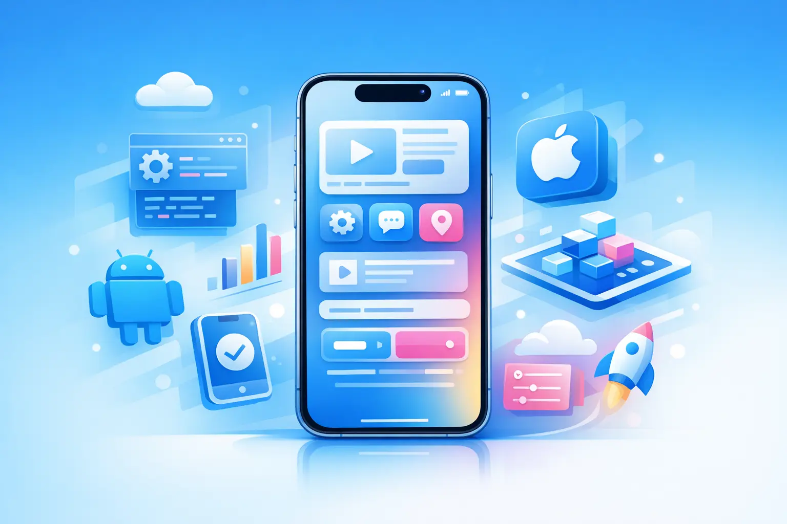 Agence développement application mobile iOS Android