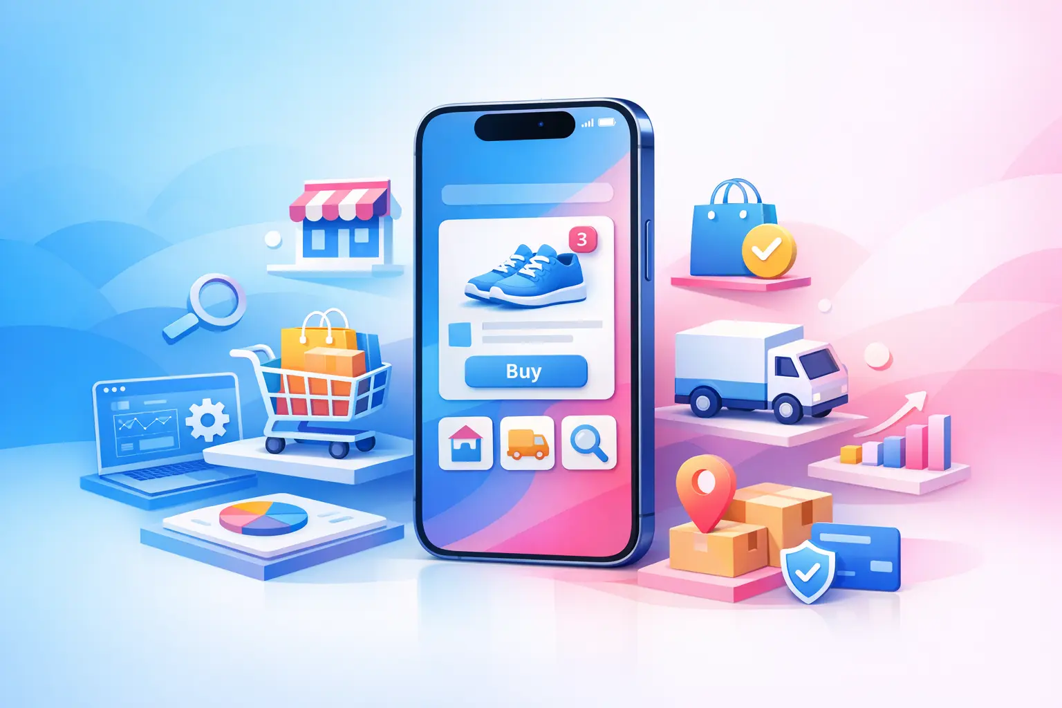Agence developpement application mobile ecommerce