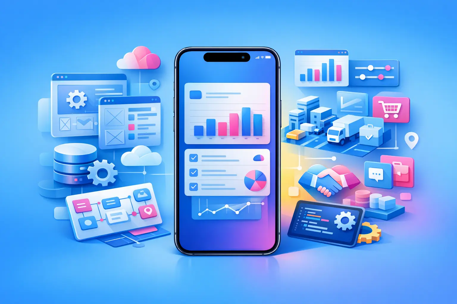 Agence développement application mobile métier B2B